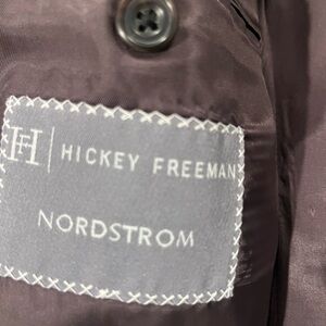 Hickey Freeman Black/ brown Jacket